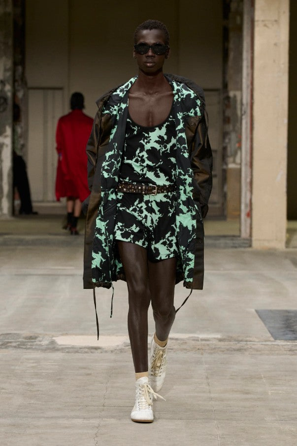 DRIES VAN NOTEN x LINDA FARROW SS26 Brown Acetate Round Sunglasses