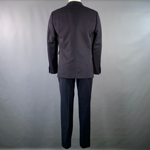 BURBERRY PRORSUM Size 40 Navy Wool Notch Lapel Tuxedo