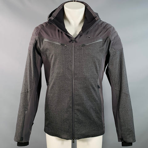 KJUS Size M Formula SE Grey Polyamide Blend Ski Jacket