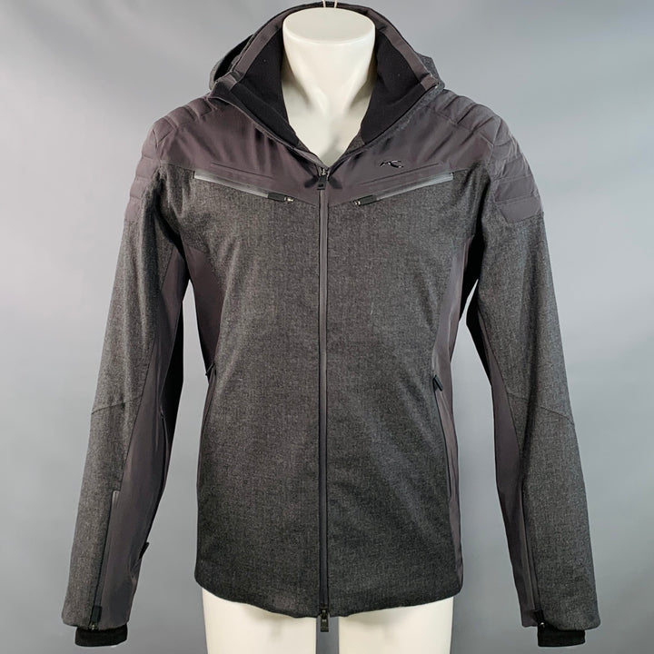 KJUS Size M Formula SE Grey Polyamide Blend Ski Jacket