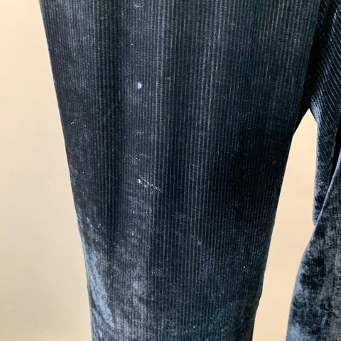 SIES MARJAN Size 34 Navy Corduroy Silk Cotton Zip Fly Casual Pants