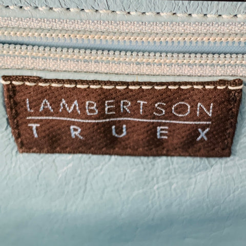 LAMBERTSON TRUEX Brown White Zebra Print Camel Hair Handbag