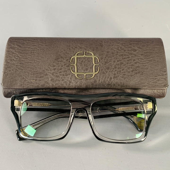 BLAKE KUWAHARA Transparent Black Acetate Sunglasses & Eyewear
