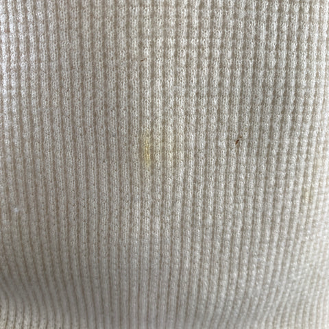 MARC JACOBS Size M Cream Beige S84HA0388 S14752 Waffle Knit Cashmere Sweater