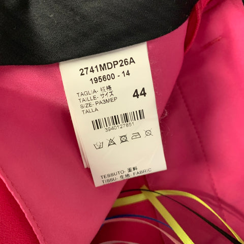 MSGM Size M Pink Polyester Blend Zip Fly Dress Pants