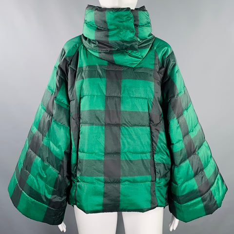 POLO by RALPH LAUREN Size XS Green Black Polyester Plaid Jacket