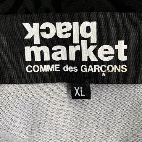 COMME des GARCONS 2022 Size XL Black Logo Windbreaker Jacket