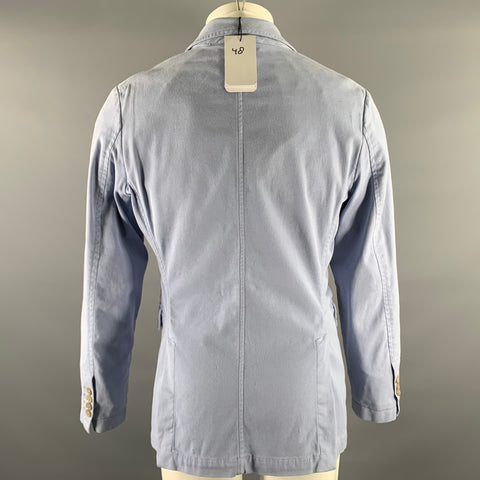 KLEIN EPSTEIN & PARKER Size 38 Blue Periwinkle Notch Lapel Sport Coat Jacket
