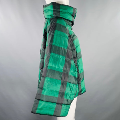 POLO by RALPH LAUREN Size XS Green Black Polyester Plaid Jacket
