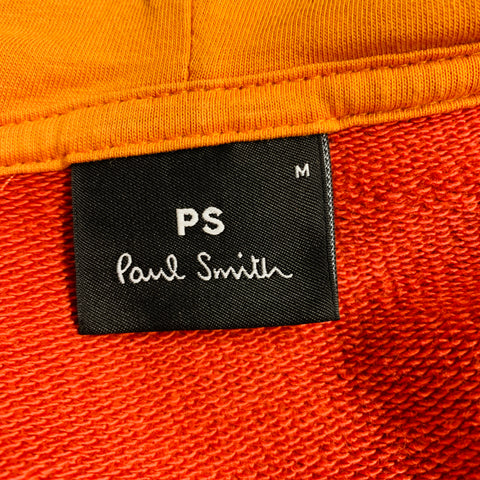 PS by PAUL SMITH Size M Orange Cotton Zip Up Sweatshirt