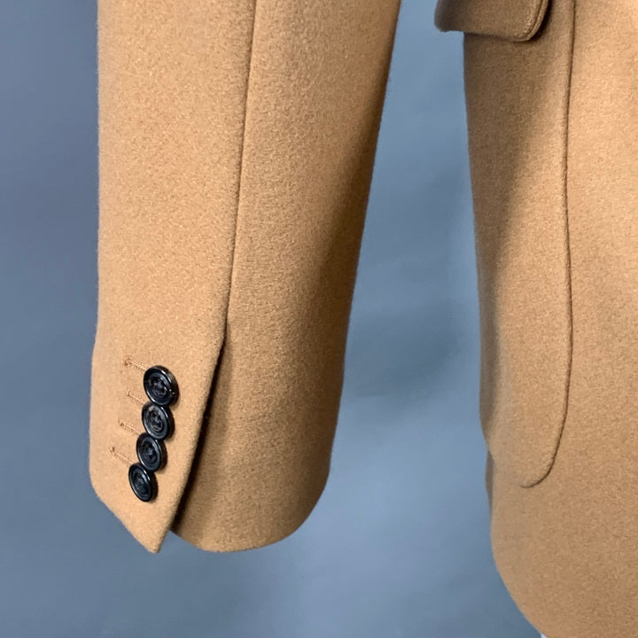 WOOSTER + LARDINI Size 40 Regular Tan Wool Notch Lapel Sport Coat