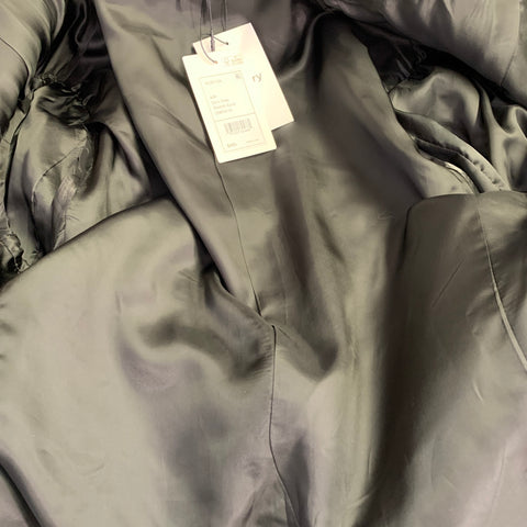 THEORY Size 40 Regular Morton Grey Charcoal Corduroy Cotton Blend Sport Coat