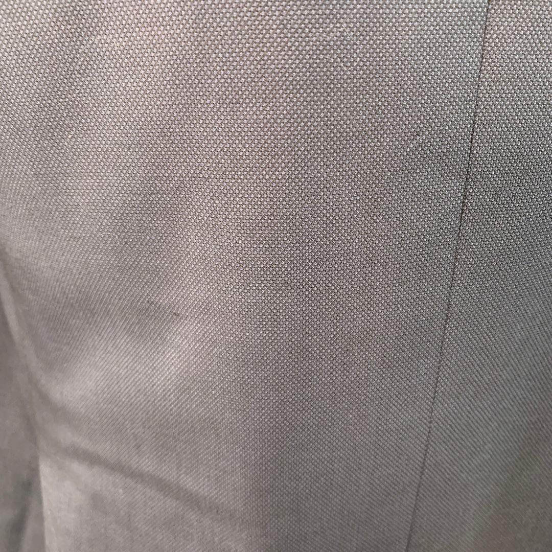 BRIONI Size 44 Regular Navy Wool Twill Notch Lapel Sport Coat
