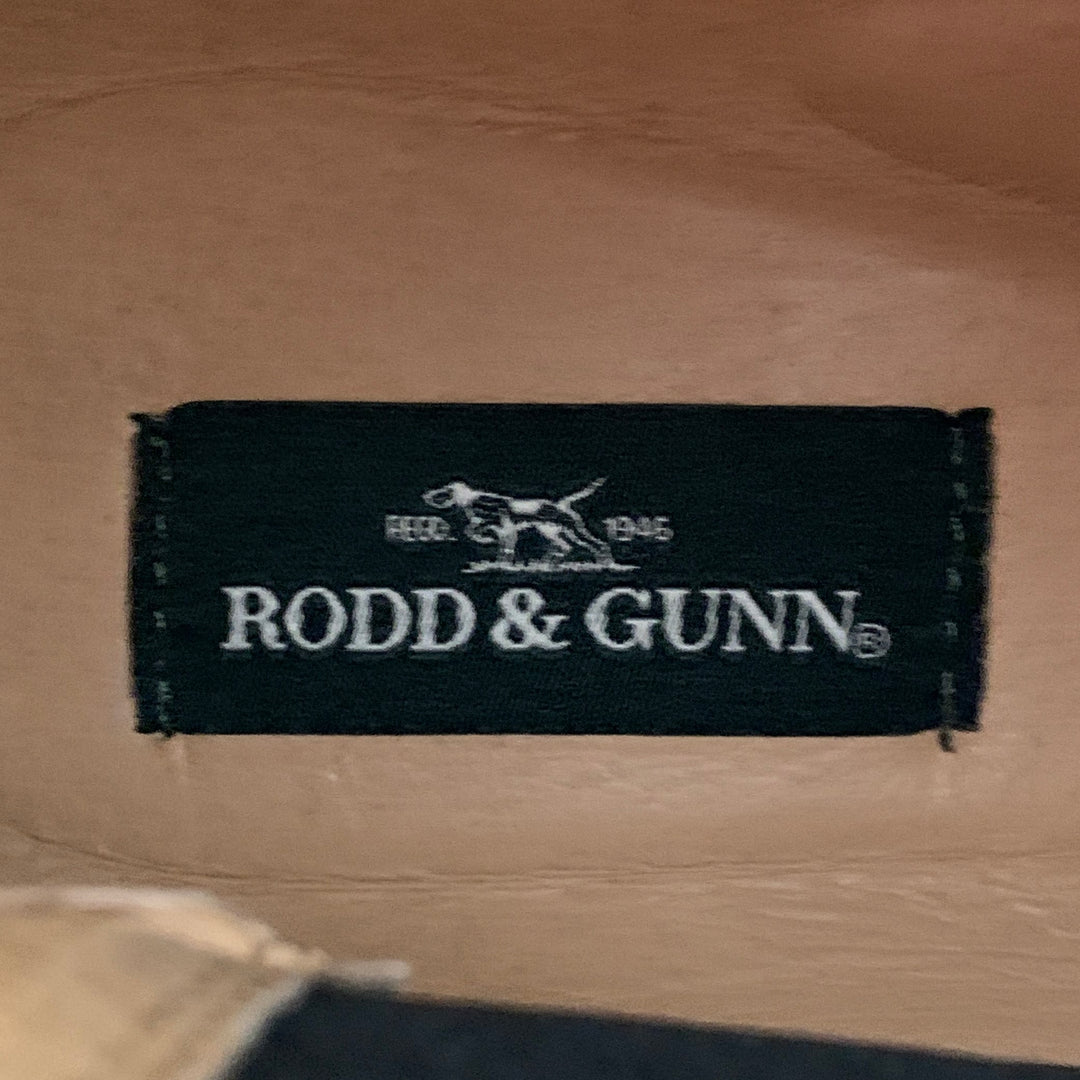 RODD & GUNN Size 10 Farmlands Black Leather Ankle Chelsea Boots