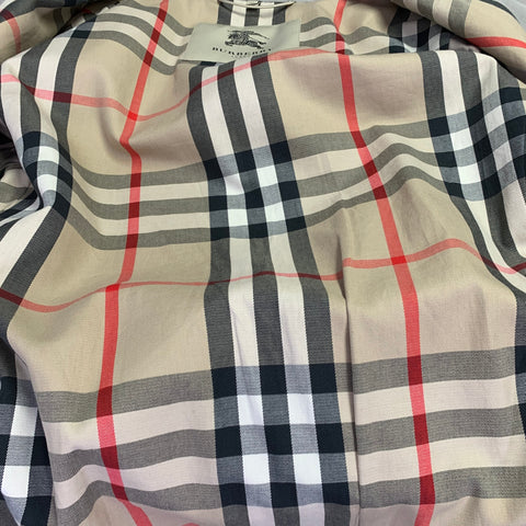 BURBERRY LONDON Size 40 Grey Cotton Blend Trench Coat