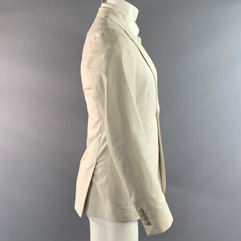 DOLCE & GABBANA FW2016 Chest Size 38 Cream Ivory Peak Lapel Sport Coat