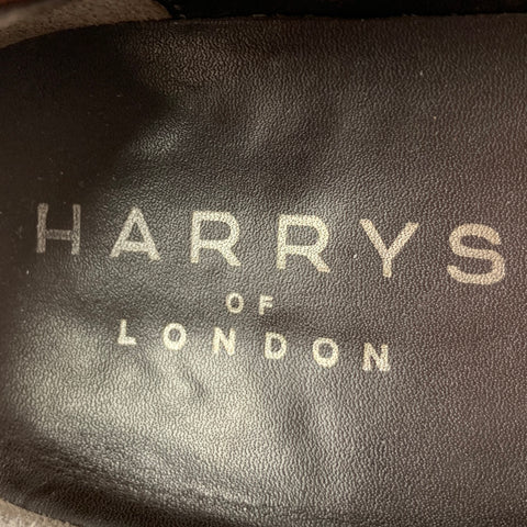 HARRYS OF LONDON Size 11 Brown Leather Penny Loafers