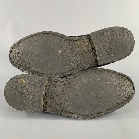 COMMON PROJECTS Size 8 Black Suede Chelsea Boots