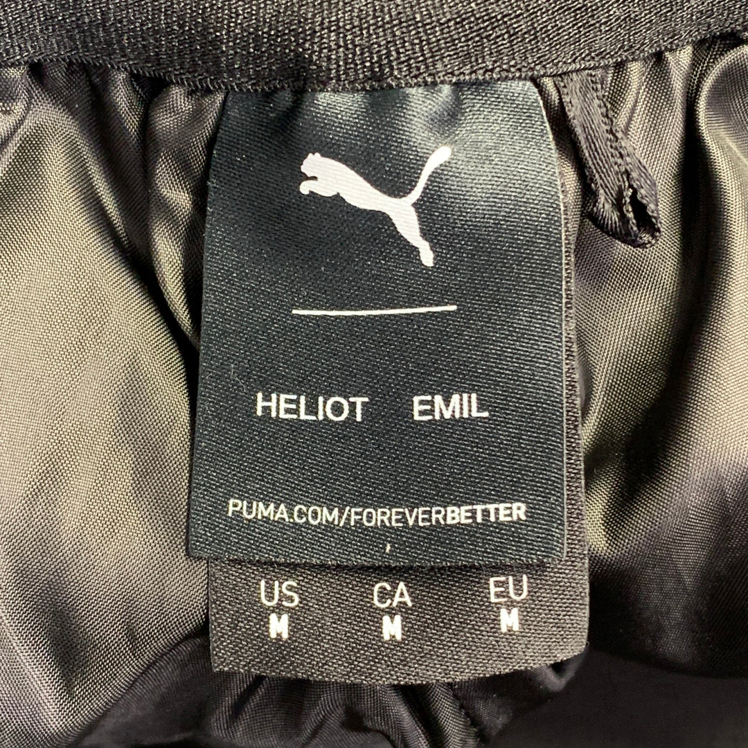 HELIOT EMIL x PUMA Size M Black Nylon Layered Zip Fly Casual Pants