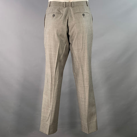 PAUL SMITH Size 46 The Kensington Regular Grey Wool Slim Fit Notch Lapel Suit
