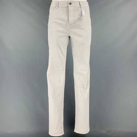 JAMES PERSE Size 34 Grey Wash Cotton Blend Jean Cut Casual Pants