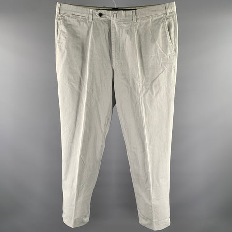ISAIA Size 36 Grey Straight Casual Pants