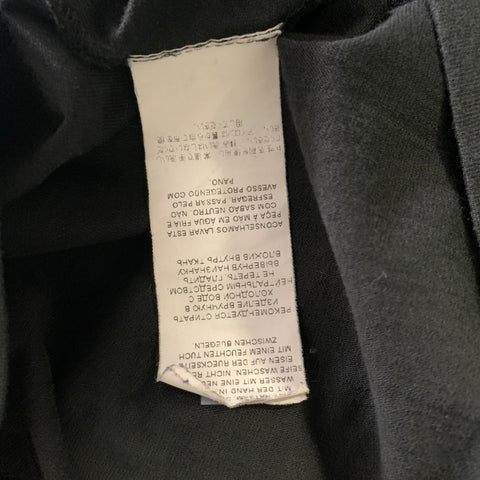 DOLCE & GABBANA Size L Black Patchwork Cotton Crew Neck T shirt