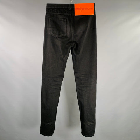 CALVIN KLEIN 205W39NYC Jean Slim en Coton Noir Taille 30