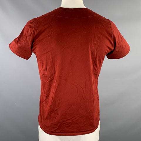 NICE COLLECTIVE Size XL Red Cotton Classic T-shirt