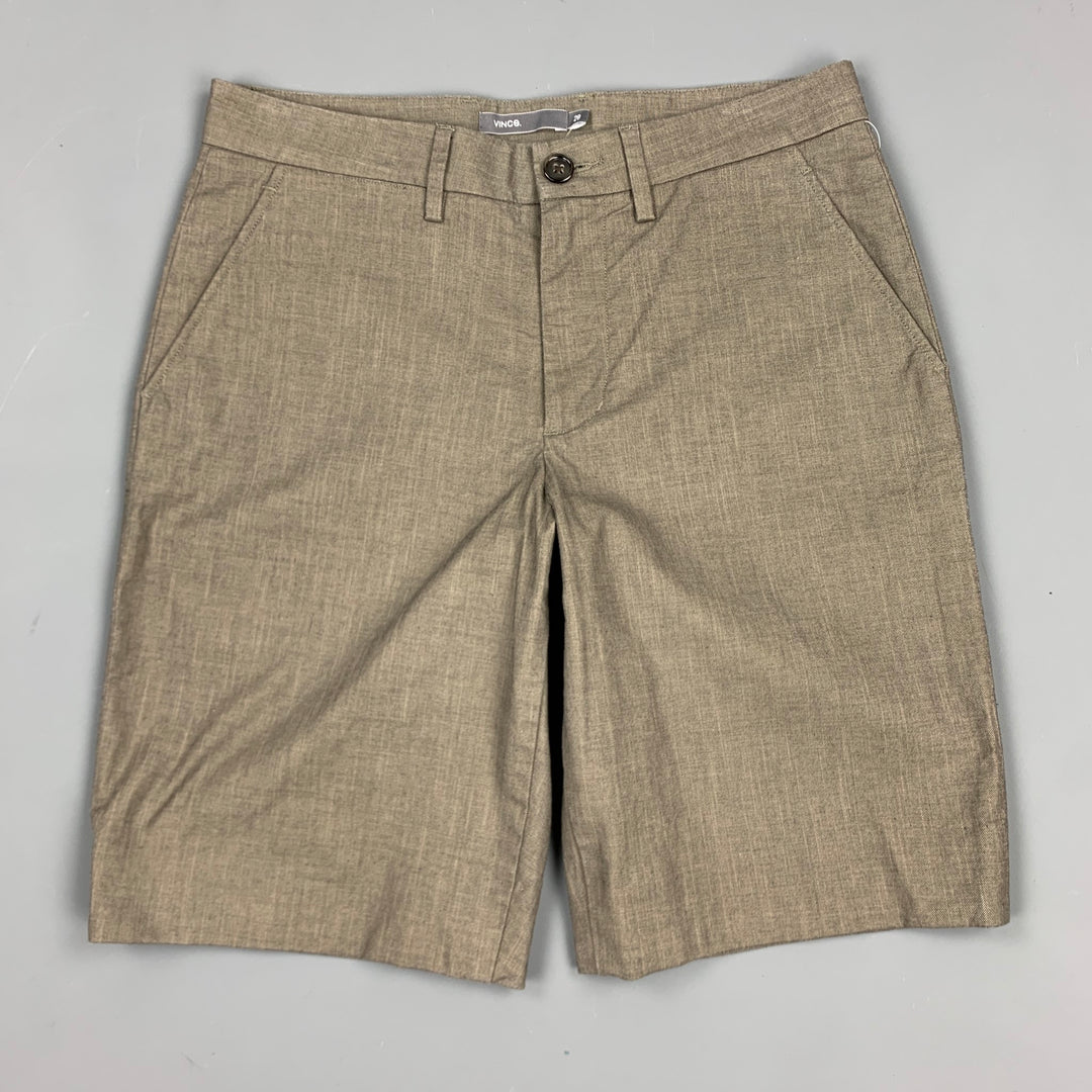 VINCE Size 28 Slate Cotton Zip Fly Shorts