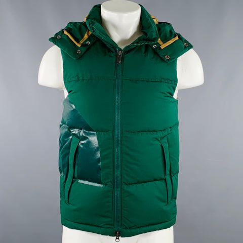 JUNYA WATANABE x THE NORTH FACE Size XS Green Quilted Cotton Nylon Vest