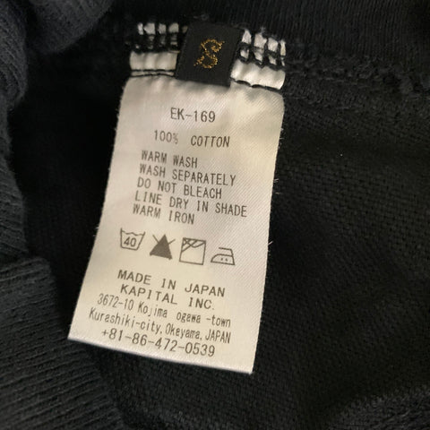 KAPITAL Size S Black Cotton Casual Pants