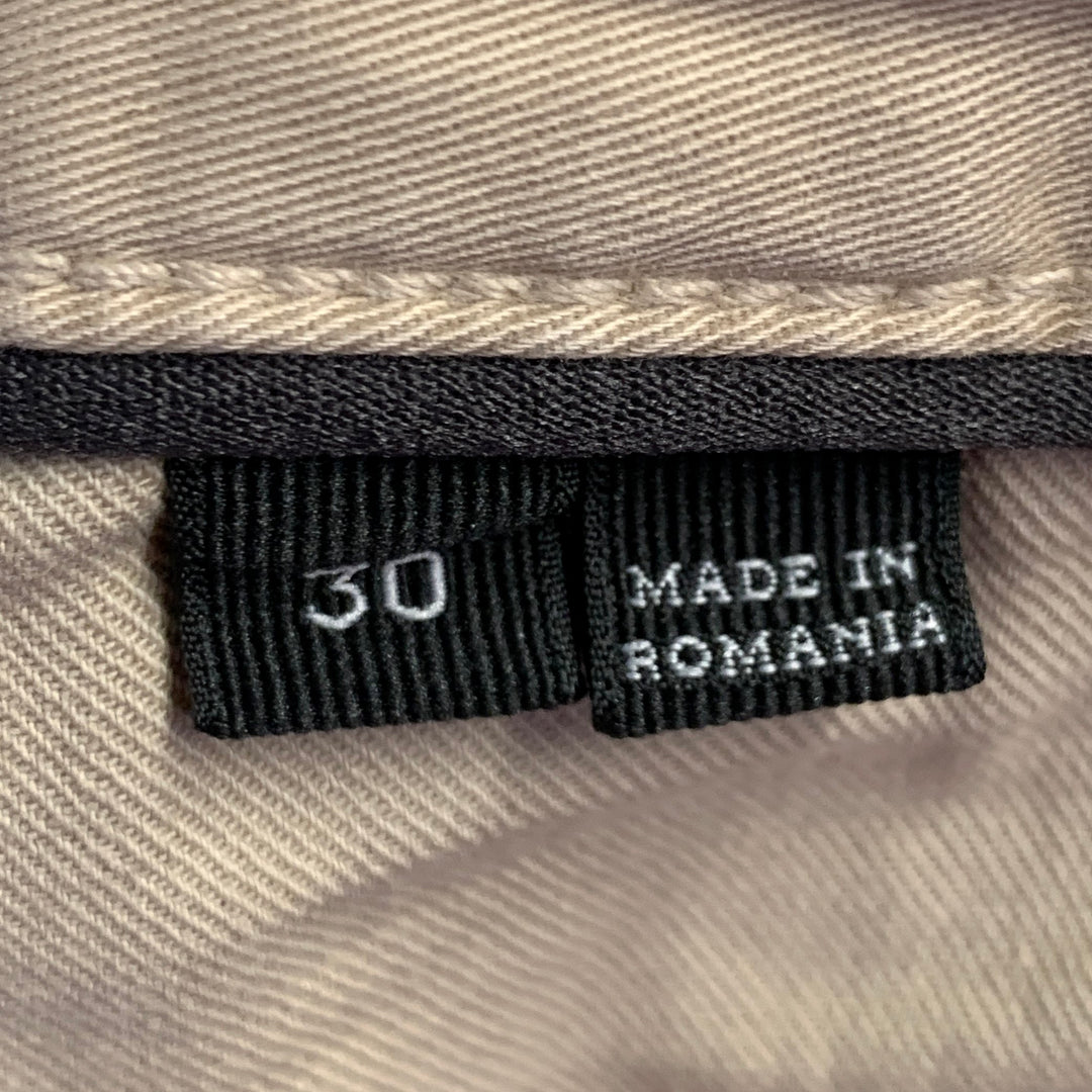 ERMENEGILDO ZEGNA Size 30 Khaki Cotton Blend Jean Cut Slim Straight Casual Pants