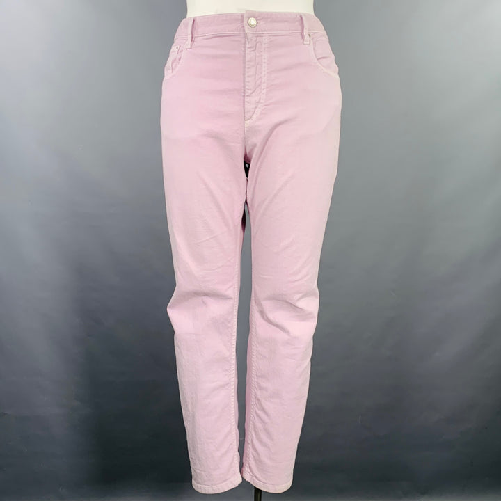 ISABEL MARANT Size L Purple Lavender Cotton Blend 5 Pocket Jeans