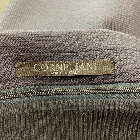 CORNELIANI Taille 42 Veste à simple boutonnage en laine vierge marine