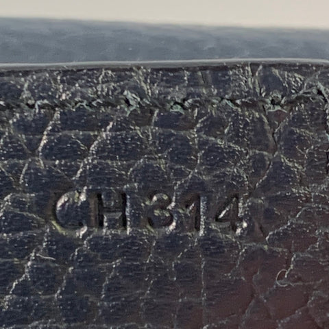 MONT BLANC Navy Pebble Grain Leather Briefcase