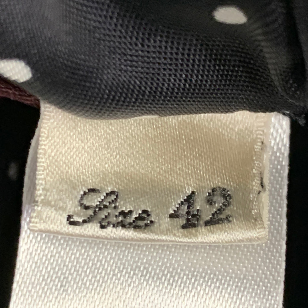 PAUL SMITH Size 42 Navy Black Velvet Viscose Blend Notch Lapel Sport Coat