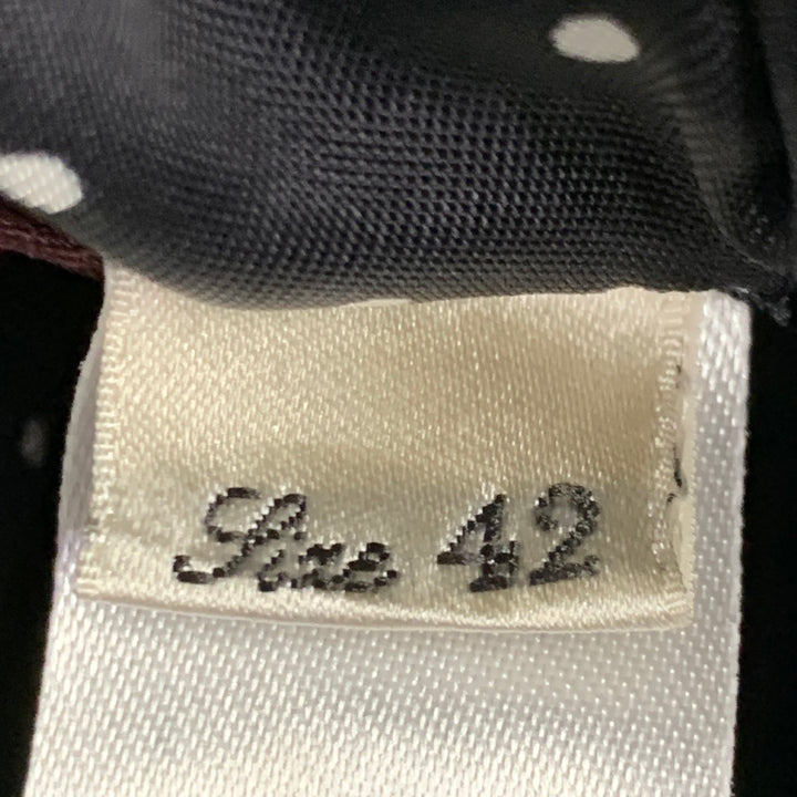 PAUL SMITH Size 42 Navy Black Velvet Viscose Blend Notch Lapel Sport Coat