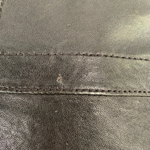 ALLSAINTS Size M -Emery- Black Leather Shirt Jacket