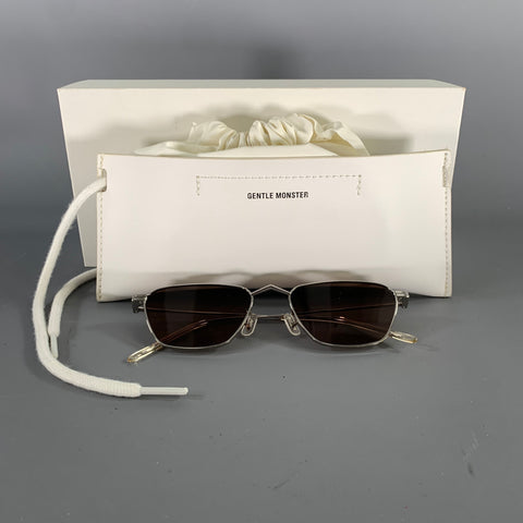 GENTLE MONSTER Silver Metal Sunglasses