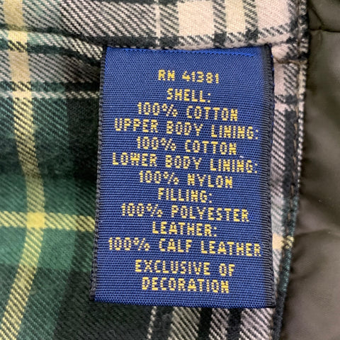 POLO by RALPH LAUREN Size XXL Brown Coated Canvas Vest