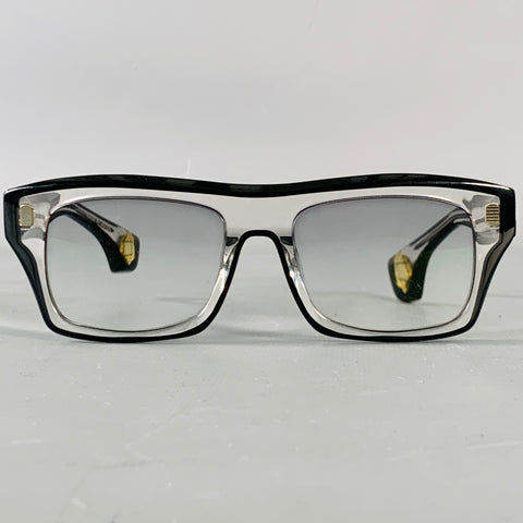 BLAKE KUWAHARA Transparent Black Acetate Sunglasses & Eyewear