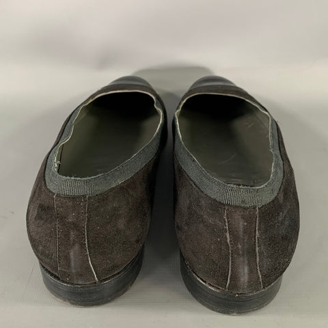 BAKER BENJES Size 9.5 Black Leather Ballet Loafers