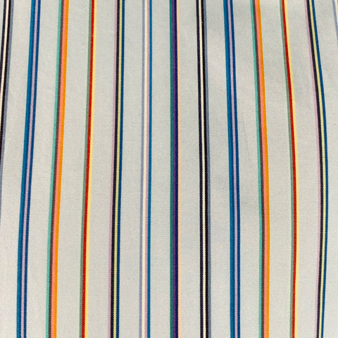 PAUL SMITH Size XL Blue Multi Color Stripe Cotton Long Sleeve Shirt