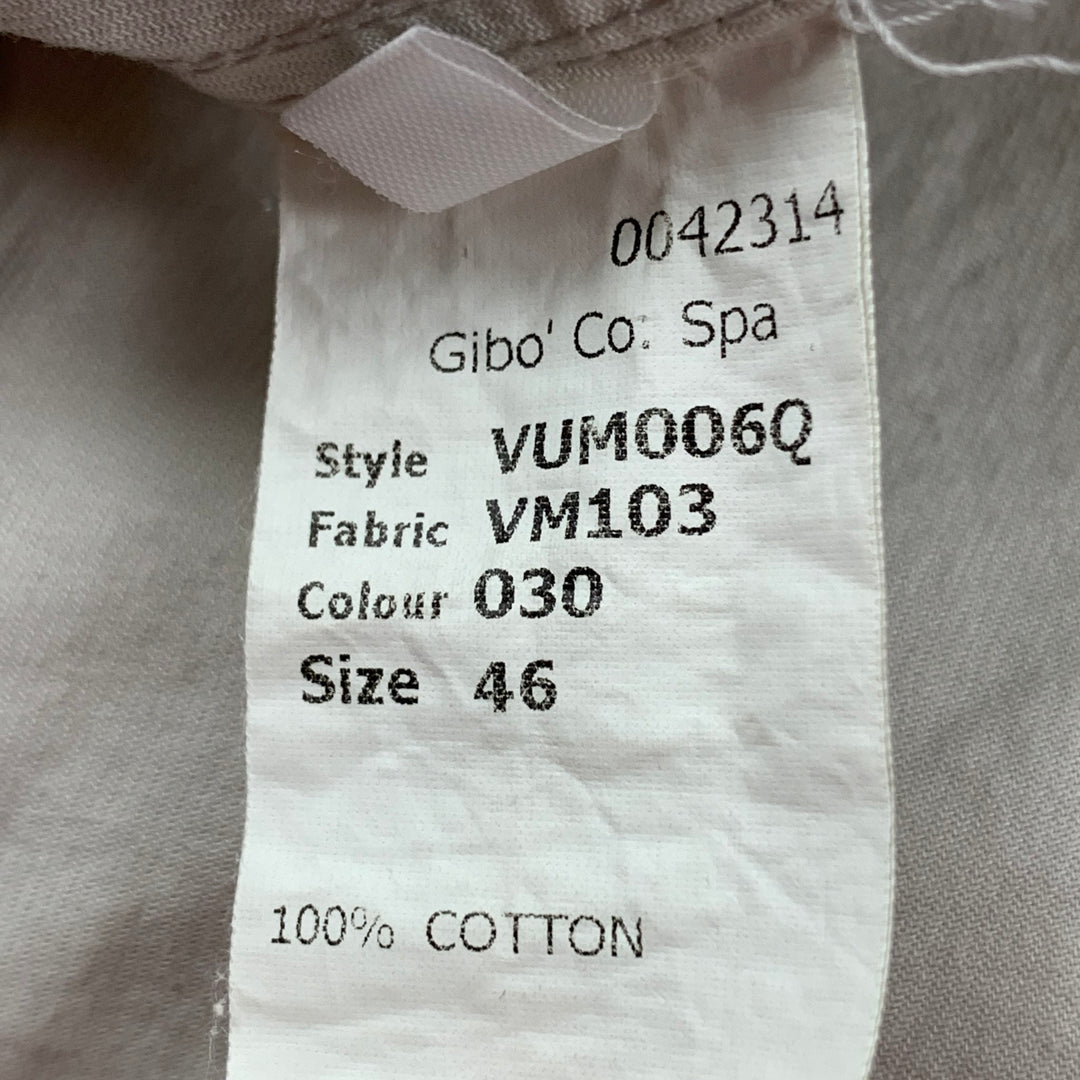 VIKTOR & ROLF Size 36 Off White Cotton Single Button Jacket
