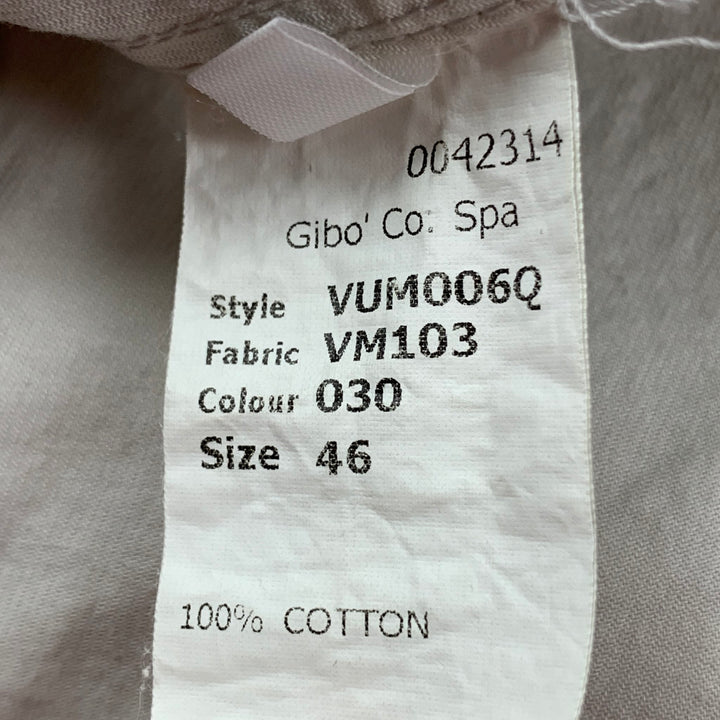 VIKTOR & ROLF Size 36 Off White Cotton Single Button Jacket