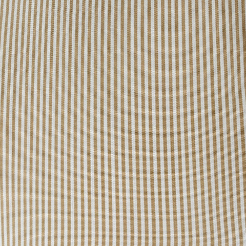 PAUL SMITH Size M Brown White Stripe Cotton Long Sleeve Shirt