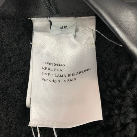 GIVENCHY by Ricardo Tisci FW 2017 Size 38 Black Silver Studded Leather Blouson Jacket