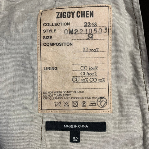 ZIGGY CHEN SS22 INACGRAPHY Size 36 Tan Linen Drop Crotch Casual Pants