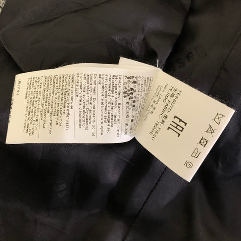 MSGM Chest Size 38 Grey Black Window Pane Wool Notch Lapel Sport Coat